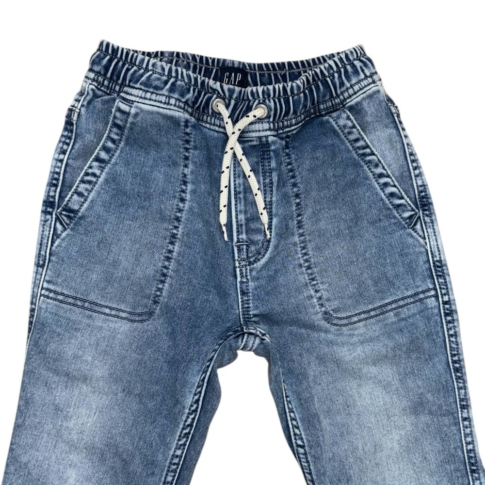 GAP Pull On Jean Joggers Size 6 Light Wash - Picture 6 of 9
